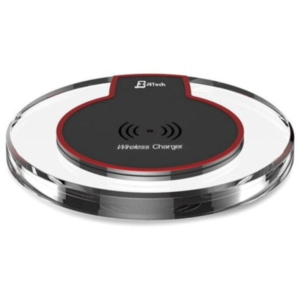 Small Ultra Slim Qi Wireless Charger Pad For Devices Red Chargers & Cradles