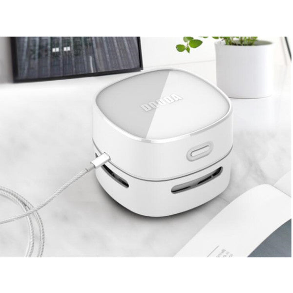 Small Handheld Sweeper Robot Desktop Vacuum Cleaner White Vacuum Cleaners