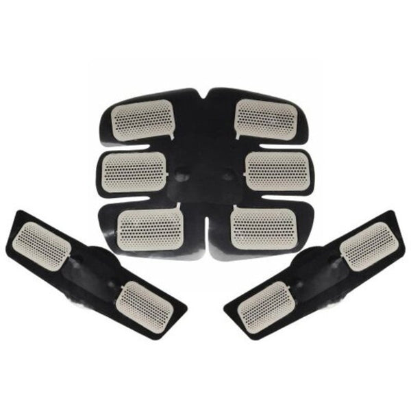 Smart Abdominal Sticker Ems Abs Toner Equipment Gear Weight Loss Massager Jet Black Abdominal Machines