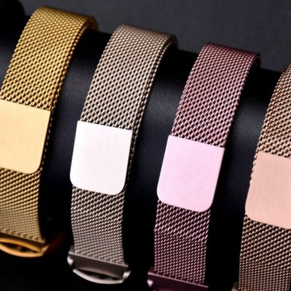 Smart Bracelet Mesh Metal Magnetic Strap For Xiaomi Mi Band 4 Silver Watch Bands
