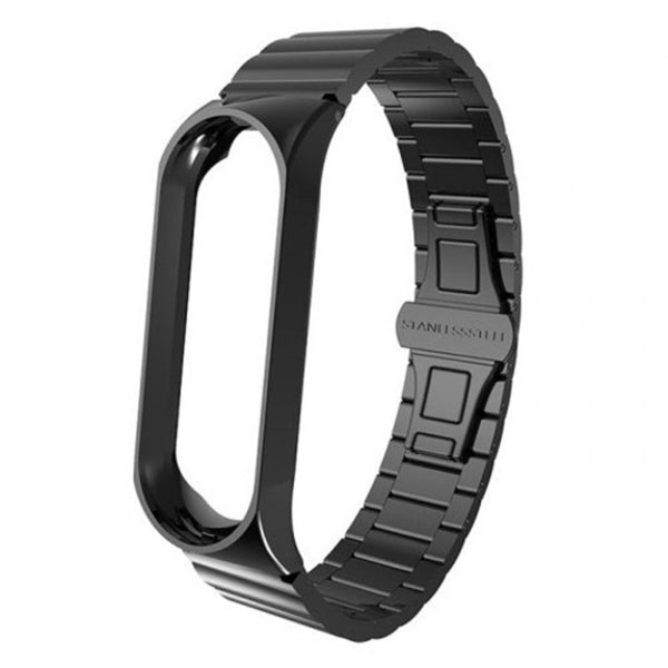 Smart Bracelet Striped Watch Strap Watchband For Xiaomi Mi Band 3 Black Watch Bands