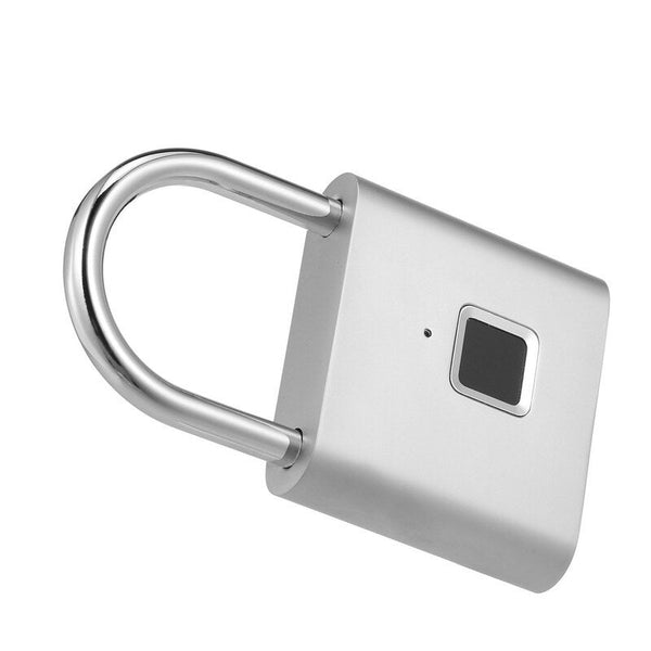 Smart Fingerprint Padlock Lock Blue Padlocks