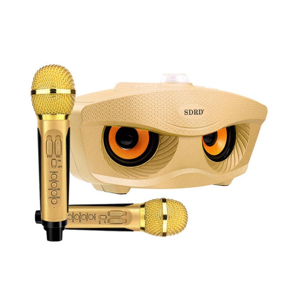 Smart Wireless Karaoke Set Microphone Audio 2 In 1 Reverb Multi Function Mixer Amplifier Karaoke Microphones