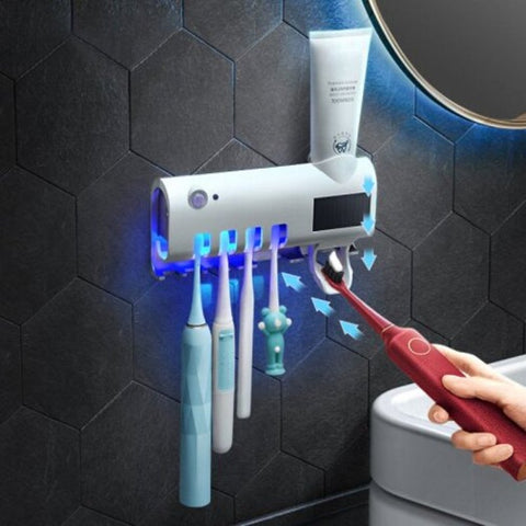 Smart Induction Anti Bacteria Uv Light Disinfectant Toothbrush Sterilizer Oral Cleaner Box Holder Disinfection