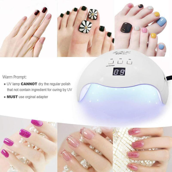 Nail Dryers Smart Lamp Gel Uv Led Polish Strip White Nail Dryers & Lamps