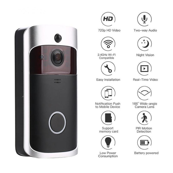 Intercoms Doorbells 1080P Hd Smart Wifi Security Video Smart Doorbells