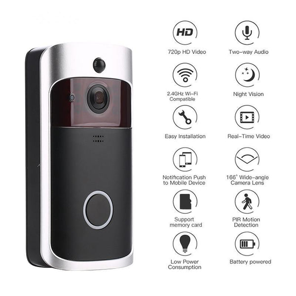Intercoms Doorbells 1080P Hd Smart Wifi Security Video