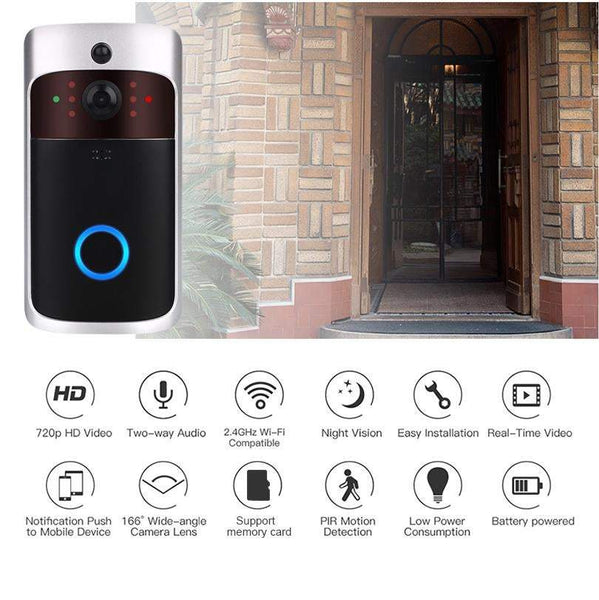 Intercoms Doorbells 1080P Hd Smart Wifi Security Video Smart Doorbells
