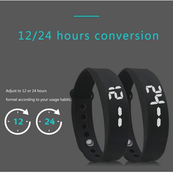 Smart Bracelet Pedometer Calorie Time Display Fitness Tracker Watch