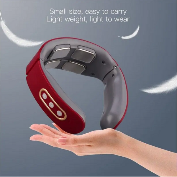 Smart Electric Neck Massager Wireless Shoulder Body 6 Modes Therapy Pulse Pain Relief Health Care Tool Machine