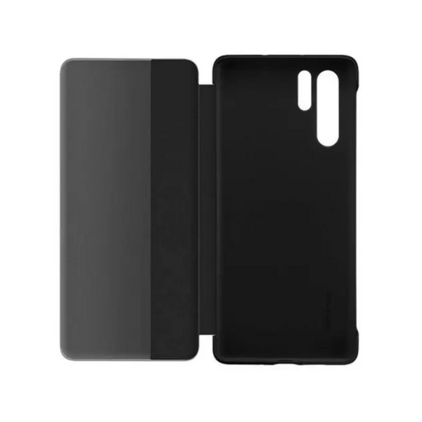 Smart View Flip Cover Sleep Case For Huawei P30 Pro Black