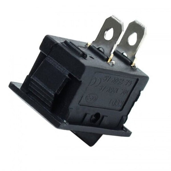 Snap In On / Off Kcd1 101 Car Boat Round Rocker Toggle Switch 125V 6A Black