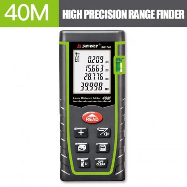 Laser Distance Meterrangefinder High Precision Infrared Measuring Instrument Handheld Swt40 Laser Measuring Tools