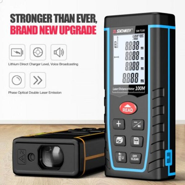 Laser Distance Meterrangefinder High Precision Infrared Measuring Instrument Handheld Swt40 Laser Measuring Tools