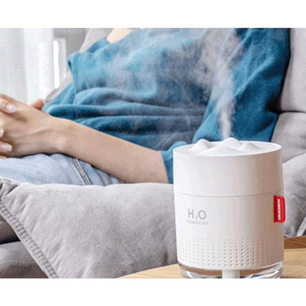 500Ml Snow Mountain Humidifier With Usb Night Light Air Purification Child's Bedroom Office Humidifiers