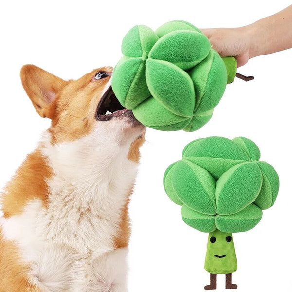 Snuffle Broccoli Dog Puzzle Toys Increase Iq Slow Dispensing Feeder Pet Cat Dog Snuffle Mats