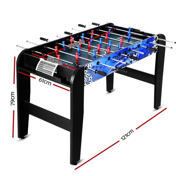 4Ft Soccer Table Football Game Home Party Pub Size Kids Adult Toy Gift Foosball