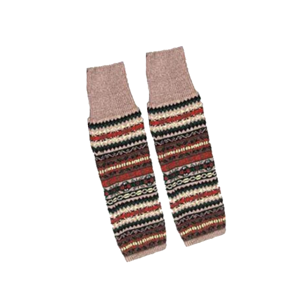 Bohemian Camouflage Thickened Women's Over The Knee Warm Leggings Warmer Leg Warmers