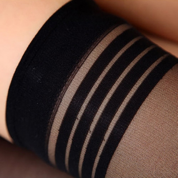 Socks Tights Women's Sexy Stockings Over The Knee High Sheer Thigh