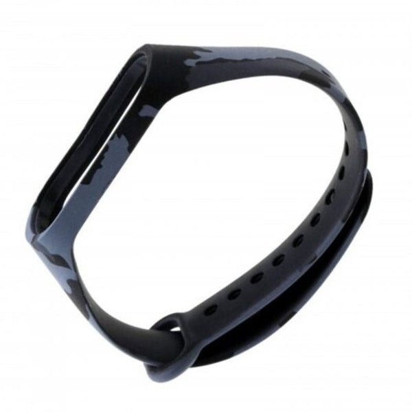 Soft Camouflage Silicone Wristband Replacement Strap For Xiaomi Mi Band 4 Acu