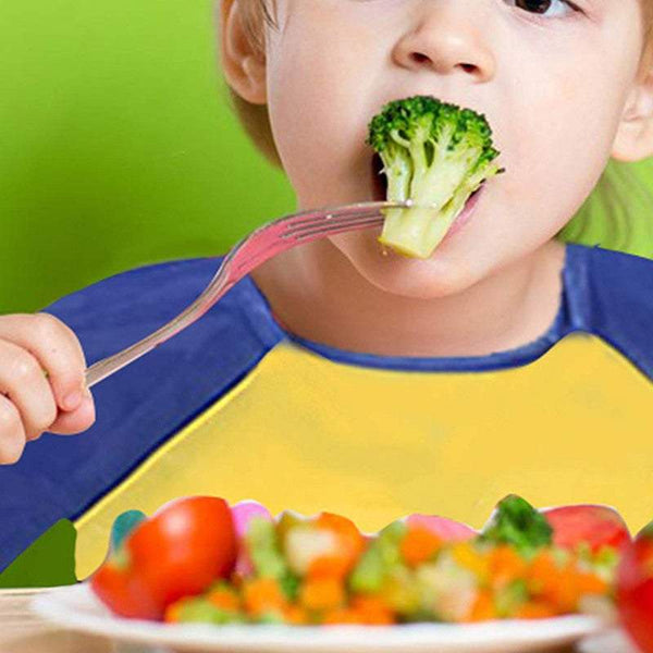 Long Sleeve Smock Children Waterproof Painting Apron With 3 Pockets Smocks Shirts