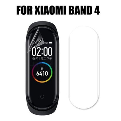 Soft Explosion Proof Protective Film For Xiaomi Band4 3 Pcs Transparent