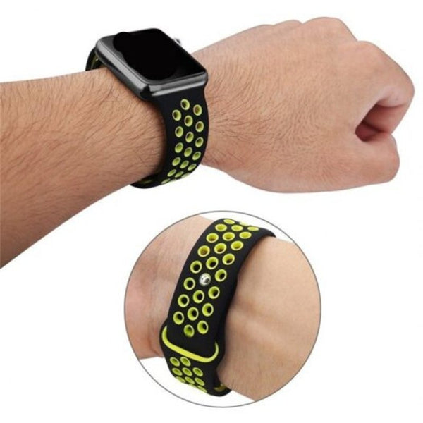 Soft Silicone Sport Band For Apple Watch Series 4 / 3 2 1 44Mm 42Mm Size Long Multi G Watch Bands