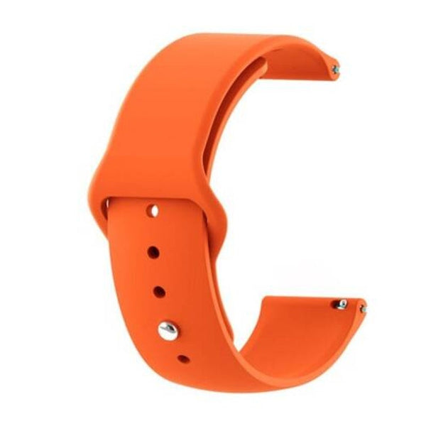 Soft Silicone Wrist Strap Watch Band For Samsung Galaxy 46Mm Sm R800 Orange Watch Bands