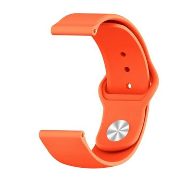 Soft Silicone Wrist Strap Watch Band For Samsung Galaxy 46Mm Sm R800 Orange Watch Bands