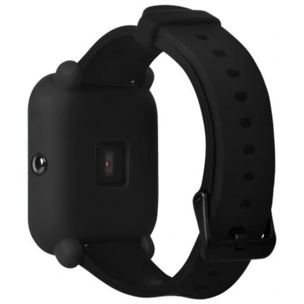 Soft Tpu Protection Silicone Full Case Cover For Amazfit Bip Youth Watch Black