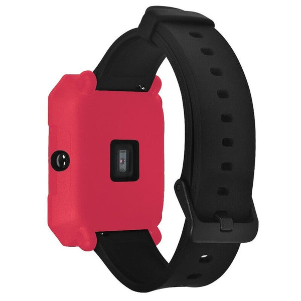 Soft Tpu Watch Protective Case Red White