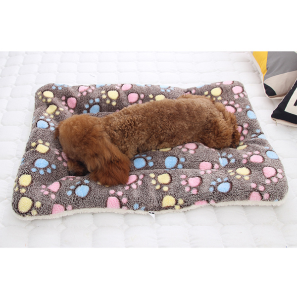 Soft Coral Fleece Warm Winter Dog Bed Pet Mat