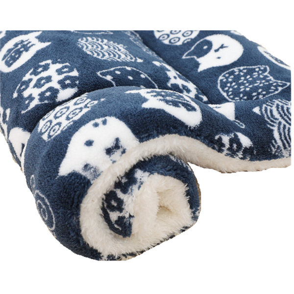 Soft Coral Fleece Warm Winter Dog Bed Pet Mat