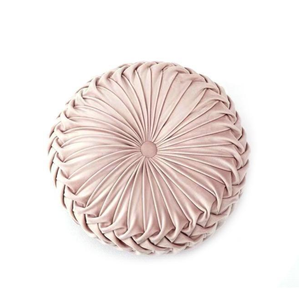 Soft Velvet Pleated Floor Cushion Cushions & Decorative Pillows
