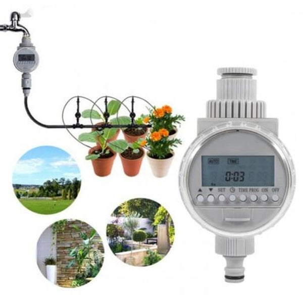 Solar Energy Garden Park Irrigation Timer Platinum Watering Timers & Controllers
