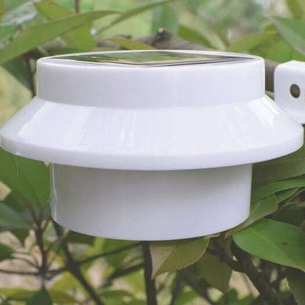 Solar Fence Light Led Waterproof Sink Lamp Cool White Landscape & Walkway Lights