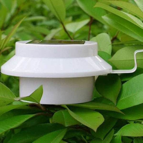 Solar Fence Light Led Waterproof Sink Lamp Cool White Landscape & Walkway Lights