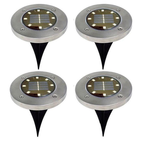 Garden Ground Lights Outdoor Led Solar Stake Landscape & Walkway Lights