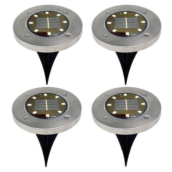 Garden Ground Lights Outdoor Led Solar Stake Landscape & Walkway Lights
