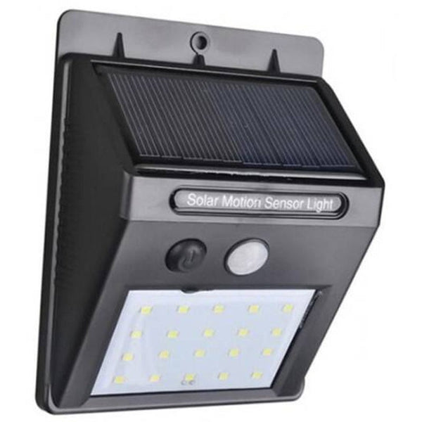 Solar Light 20 Led Human Body Induction Outdoor Garden Lamp Black Landscape & Walkway Lights