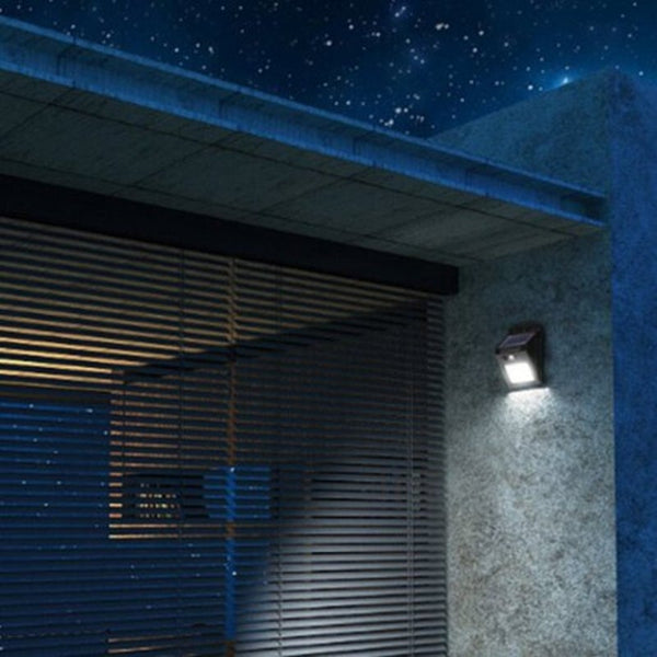 Solar Light 20 Led Human Body Induction Outdoor Garden Lamp Black Landscape & Walkway Lights