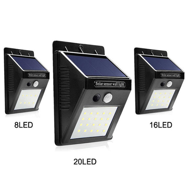 Solar Lights Wireless Waterproof Motion Sensor Outdoor For Patio Deck Yard Garden With Activated Auto On / Off 8Led4 Pack Landscape & Walkway Lights