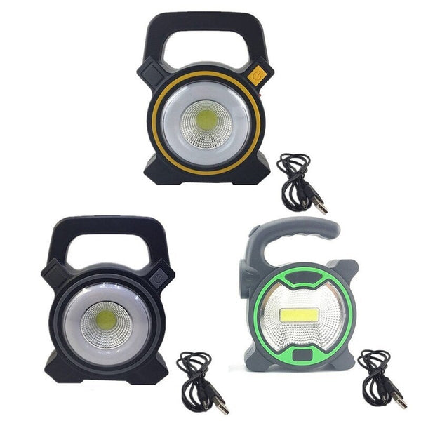 Solar Portable Rechargeable Emergency Searchlight Green