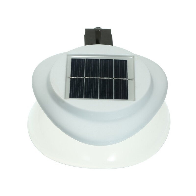 Solar Power Fence Lamp Ufo Shape 9 Led Gutter Lighting Landscape & Walkway Lights