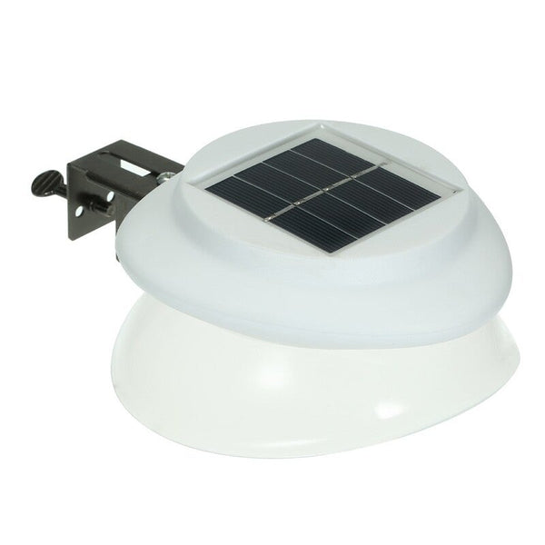 Solar Power Fence Lamp Ufo Shape 9 Led Gutter Lighting Landscape & Walkway Lights