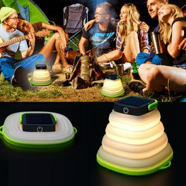 Solar Powered Collapsible Travel Light Lanterns