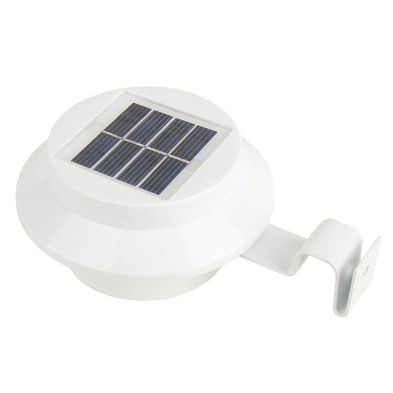 Solar Powered Gutter Light Wall Lamp Leds Energy Saving Night Lights White Landscape & Walkway Lights