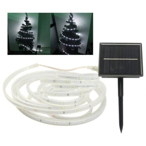 Solar Powered String Light For Outdoor Decor White Cold String Lights