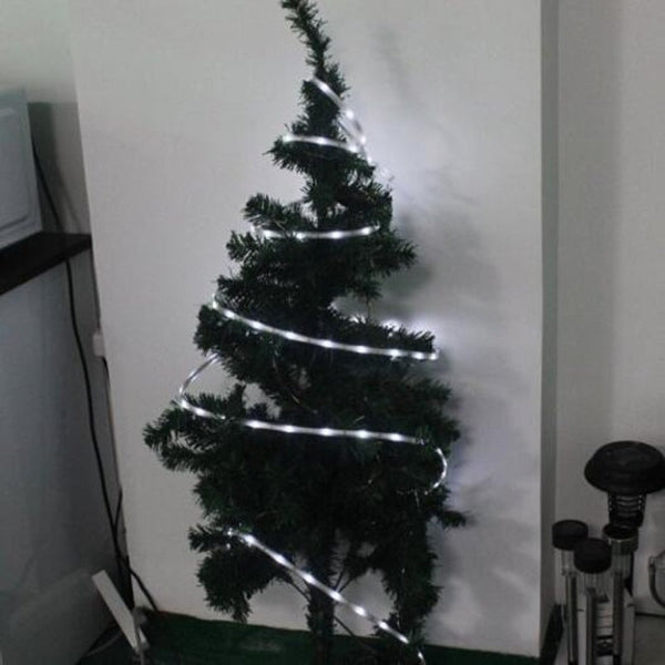 Solar Powered String Light For Outdoor Decor White Cold String Lights