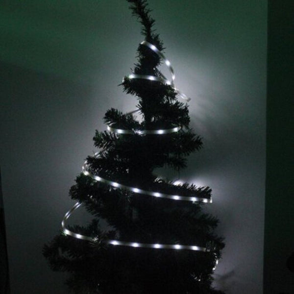 Solar Powered String Light For Outdoor Decor White Cold String Lights